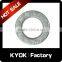 KYOK plain style plastic golden curtain rings with high quality,double single iron curtain rod rings metal material