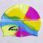 color silkscreen printed silicone ear swim caps