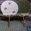 Bamboo manual hand Fan With cloth face