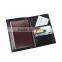 Fancy handmade leather passport holder made in Dongguan,China