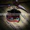 High quality handmade enamel pewter trinket box heart jewelry box