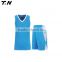 hot sale basketball jersey uniform design color blue