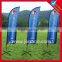 Various waterproof teardrop banners
