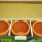 3 pcs paintable ceramic flower pot with chalkboard