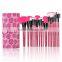 New 18pcs Fashion Professional Soft Cosmetic Tool Make up Brush Set Kit With Pouch AM000191