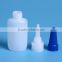Clear HDPE plastic bottle for fast rubber bottle