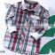 Children clothing wholesale new pattern cotton boys child checked shirts