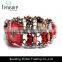 brand new Fashion jewelry New Fashion Metal red Resin Diamond Cross Bracelet