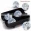 BPA-Free 6 holes silicone whisky ice ball maker
