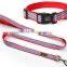 nylon christmas pet collar and leash for dog