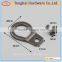 Rectangle ring metal hardware handles bag accessory for hand bag