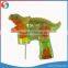 Hotsale B/O Trasparent Light up Dinosaur Bubble Gun Toys With Light and Music