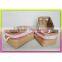 Polyester storage box with desk household