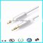 Braided cable audio 3 pole jack 3.5mm aux cable