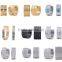 Fashion Crystal Cuff Huggie Hoop Earrings Surgical Stainless Steel Ear Studs Hoop Earrings