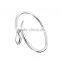 Snake Head Shape Women's Fashion Bracelets Stainless Steel Expandable Wire Bangle