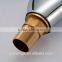 Low arc chrome brass kitchen mixer
