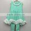 2016 spring capri sleeve pink floral top and ruffle pant girls outfits cute baby girls newly factory made children clothing