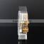 Personalized crystal glass mechanical clock