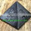 Embossed USAI Reiki Pyramids : Wholesale Black Obsidian Embossed Reiki Pyramids