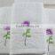 embroidery design logo cotton face towel for bathroom