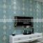 Chinese simple high foaming non-woven wallpapers TV background wall paper 3d
