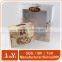 Printing folding carton box corrugated box with handles