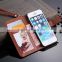 Smart Phone PU Leather Sticker Flip Cover Case For Iphone 5S