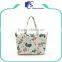 Wholesale customized large canvas tote bag / manufacture tote bag for picnic