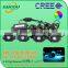 9W RGB mini LED rock light controled by cellphone