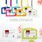 Fancy color high quality colorful leather id card holder