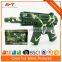 Cool infrared battery operated air soft military laser sound gun toy