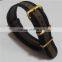 PVD Gold Hardware G10 Nato Watch Straps 22mm