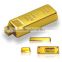promotional gold bar usb flash drive, promotional usb custom 8GB gold bar usb memory