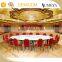 Hotel furniture folding banquet hall table, used round banquet tables for sale