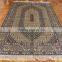 5x8ft parlor use handmade carpet geomatric silk rug afghan