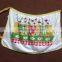 yellow border cotton terry pigment printing waist apron