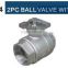 2PC BALL VALVE WITH ISO 5211 MOUNTING PAD