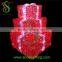 China Supplier ABS Motif Light New Sculpture Gift Box Light Christmas Ornament