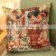 owls jacquard pillow, cushion cover