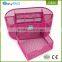 Office &amp; school supplies pink power coated metal mesh desk organizer