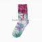 adult uniex Tie Dye Skate Hippy custom sock Wholesale