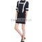 Guangdong human clothing classic chiffon half sleeve girls dress plus size