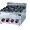 commercial stove Gas Burner Range - 6 Burners, gas cooking range with cabinet