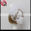 Handmade Women Hair Clip Accessory Wedding Fascinator Veil Pillbox Hat Feather
