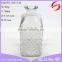 Hot sale square shaped empty aroma reed diffuser glass bottles with cork decorative glass jar for home