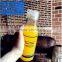 hot new products for 2016 450ml glass water bottle lemon water bottles with food grade lids