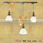 China Supplier Vintage Pendant Lamp Modern Glass Funnel Track Light Industrial Hanging Lamp