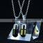 Stainless Steel Bullet Pendants for Man High Quality