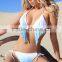 2015 New fashion ladies sexy pink bikini set sexy pink bikini set